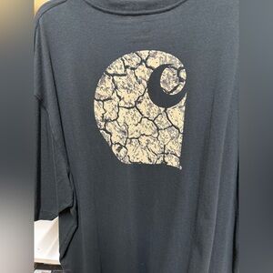 Carhartt Men's Heavy Weight Black Graphic Short Sleeve Tee